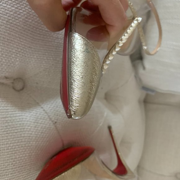 Metallic PVC Nosy Spikes 100 Pumps - Picture 4 of 4